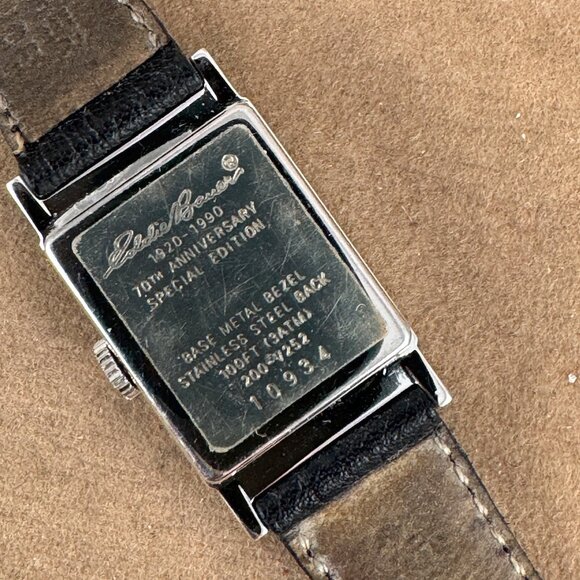 Vintage Eddie Bauer 70Th Anniversary Tank Watch - Picture 6 of 9